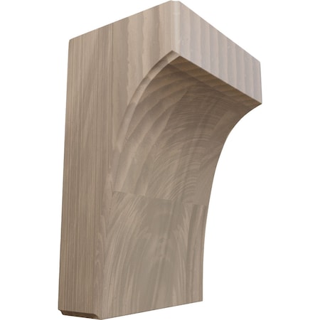 Ekena Millwork 5 1/4"W x 4"D x 8"H Clarksville Bracket, Walnut BKTW05X04X08CVWA